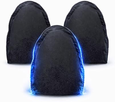 Vasectomy Ice Packs, Cold Pack Testicular Support and Pain Relief, Cold Compress Flexible Gel Ice Pack Vasectomy Gift for Men 3 Black Ice Pack