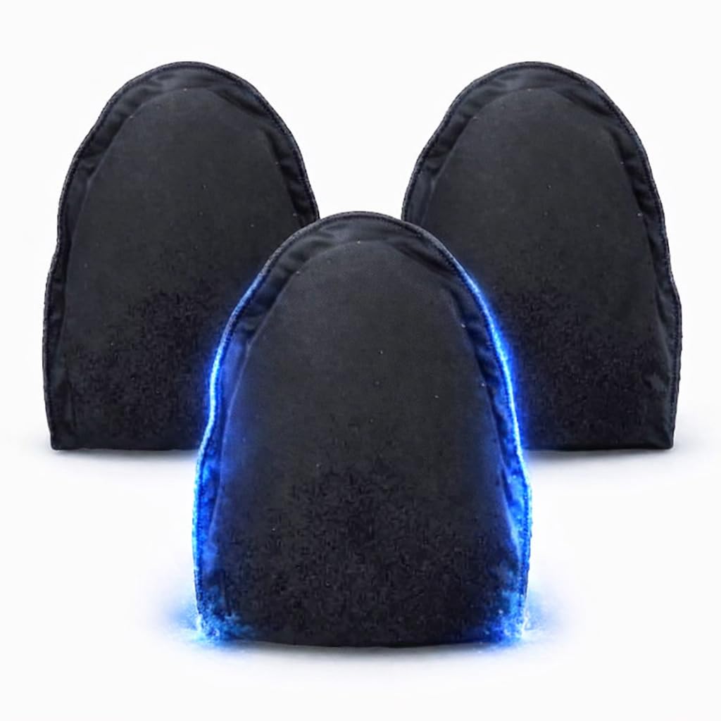 Vasectomy Ice Packs, Cold Pack Testicular Support and Pain Relief, Cold Compress Flexible Gel Ice Pack Vasectomy Gift for Men (3 Black Ice Pack)-picture-20