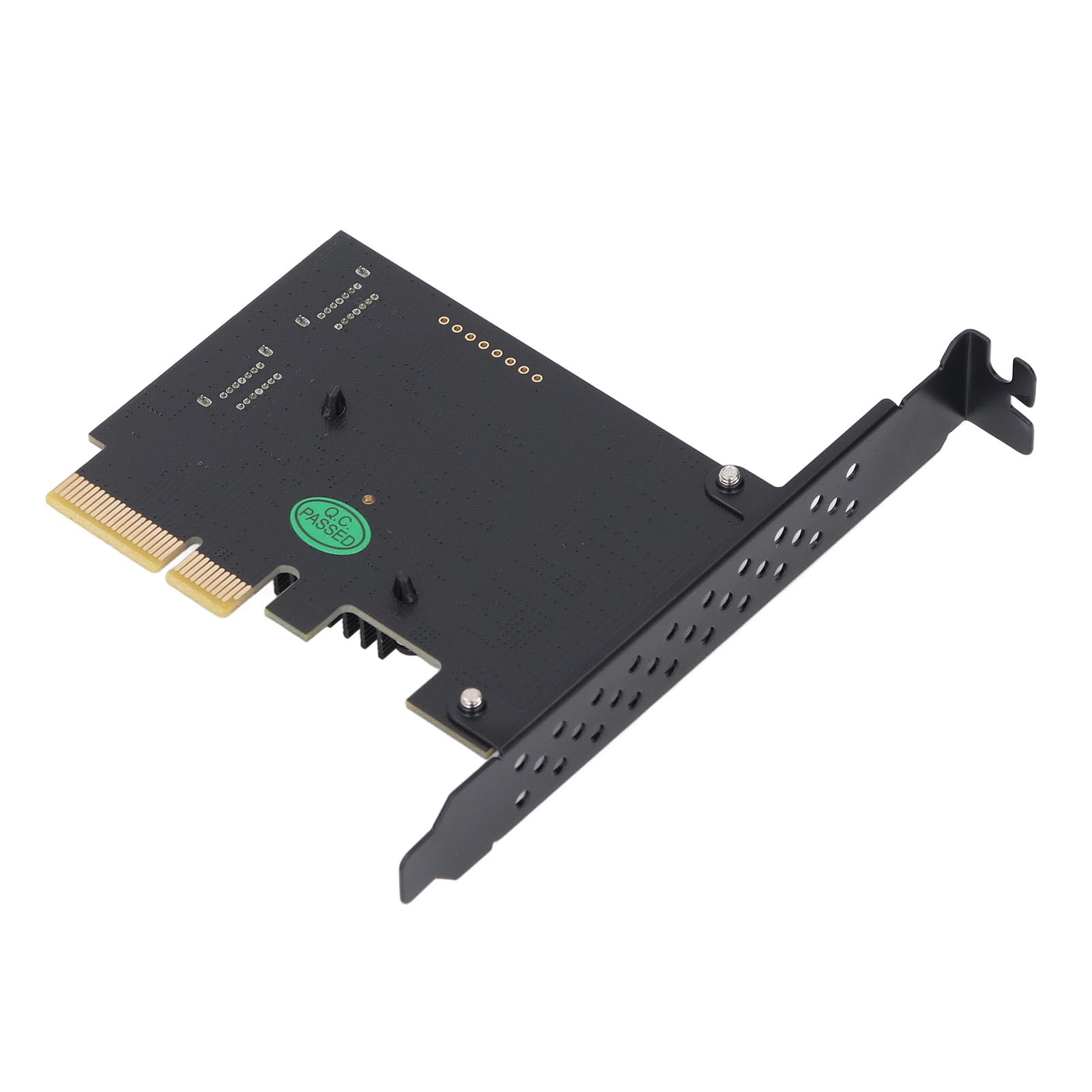 AMONIDA Tarjeta de Expansión Puerto PCI E4 Adaptador de 6 Gbps para Usuarios de/Tarjeta de 4 Puertos