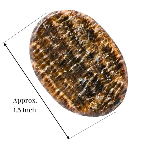 Image of Crystal Heaven Certified Aragonite Thumb Worry Pebbles Stones For Anxiety Stress Relief Massage - Aaa Grade Original Healing Gemstone Agate Rubbing Stone For Yoga Meditation Spiritual Reiki Feng Shui