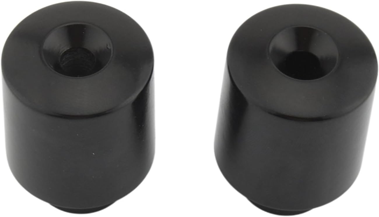 Motorcycle Black Handlebar End Plugs Caps Hand Bar Ends Compatible with Honda CBR 250 600 900 929 954 1000 1100 RR F4I F4 RC51 CBR1100XX
