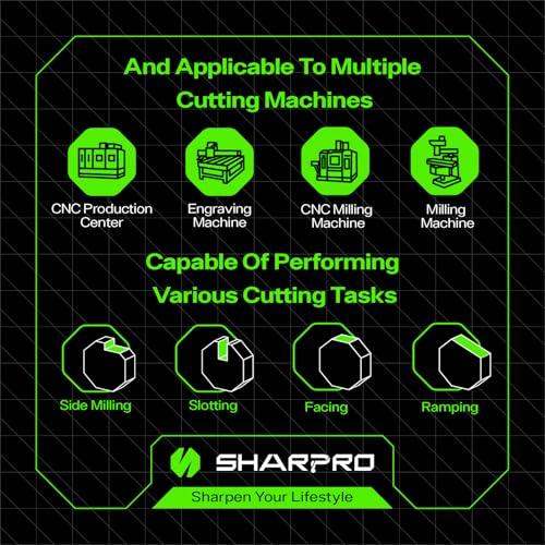 Image of 1 /8 End Mills 1 /8 Inch Shank, 2 Flute Carbide Square Endmill with AlCrN Coated, Upcut Spiral CNC Router Bits for Alloy Steel, Metal and Stainless Steel(3 pcs)