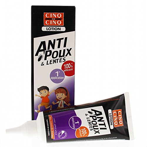 Cinq Sur Cinq – Lozione balsamo antipidocchi e lenti + applicatore, 100 ml
