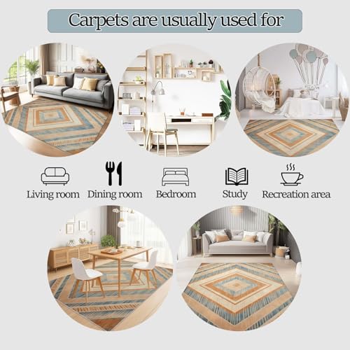 Tapis de style moderne pour adolescents géométrique 140 x 200 - 8