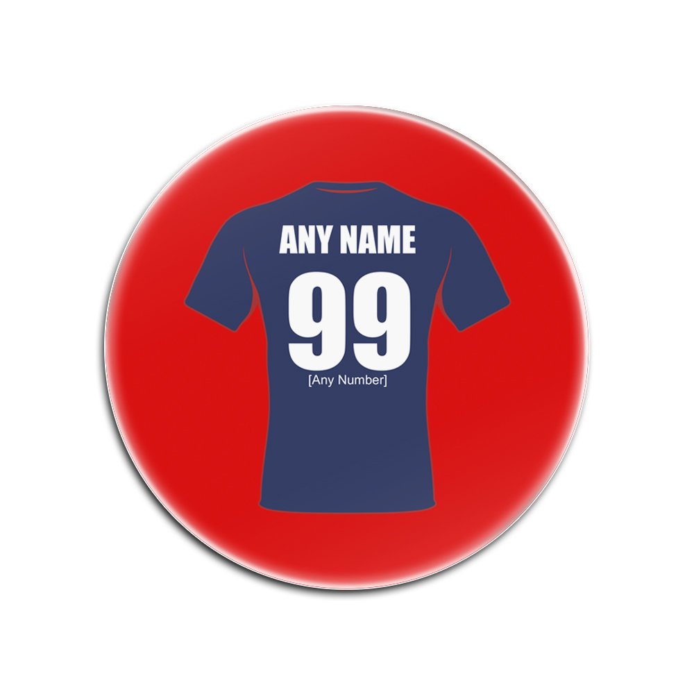 UNIGIFT Personalised Gift - London Scottish Round Gloss Hardboard Coaster (Rugby Union Design Theme, Colour Options) - Any Name/Message on Your Unique Mat Pad - The Exiles
