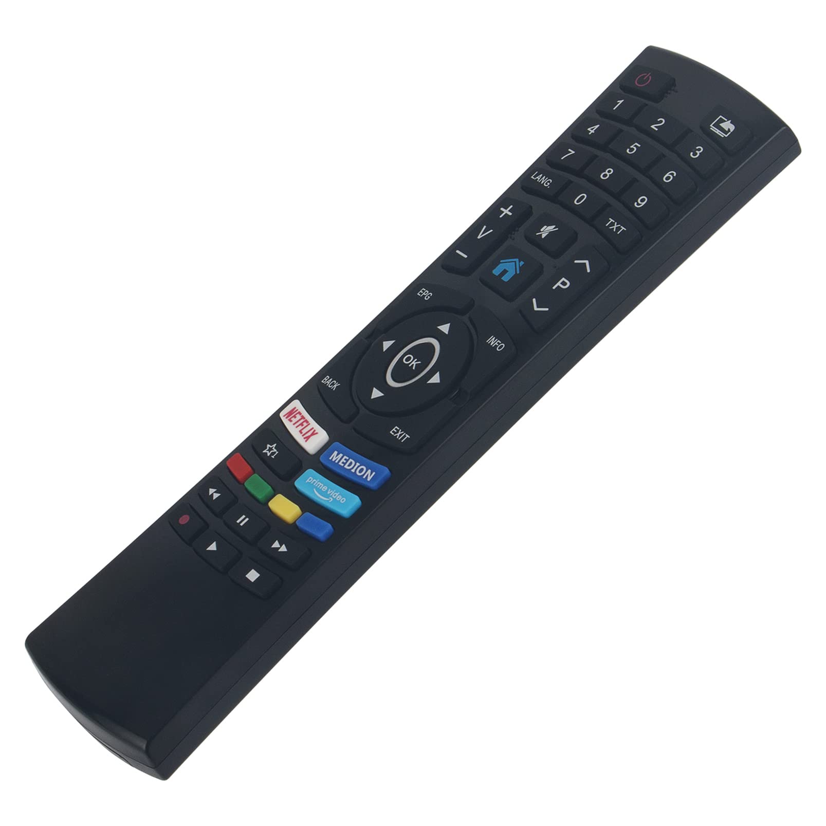 ALLIMITY Sostituisci Telecomando adatto per Akai TV AKTV3210 AKTV3213TS AKTV190 AKTV2412SH