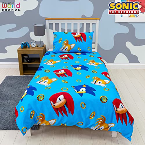 Sonic The Hedgehog Set copripiumino singolo con