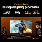 ASUS TUF Gaming 27” 1440P Monitor (VG27AQL5A) – QHD (2560 x 1440), 210Hz, 0.3ms, Fast IPS, Extreme Low Motion Blur Sync, Speakers, DisplayWidget Center, Gaming AI, Height Adjustment, 3 yr Warranty - Image 3