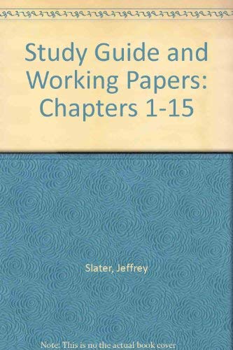 Study Guide and Working Papers, Chap. 1-15