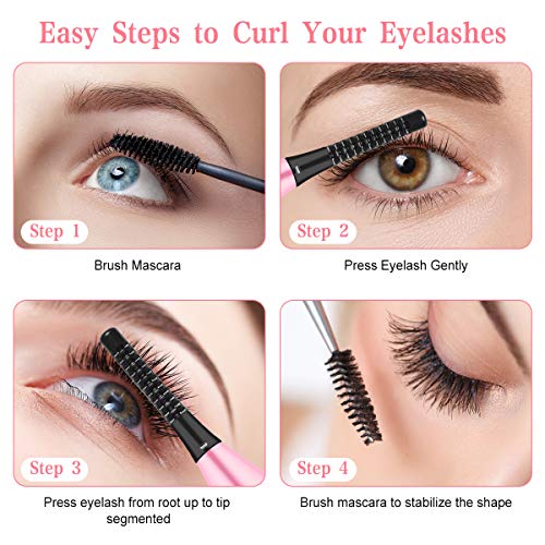 Heated Eyelash Curler, Portable Usb Rechargeable, 4 Temperature Adjustable With Led Digital Display, Quick And Convenient Makeup And Beauty Eyelash Styling Tool #TOP4