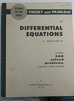 Paperback Schaum's Outline Series - Theory and Problems: Matrices, Differential Equations, Calculus, Statistics (2,749 Problems Completed Solved in Detail) [4 Book Set] Book