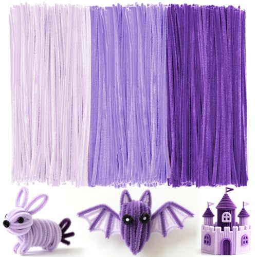 Ainiv 300PCS Pipe Cleaners Craft 30cm 3 Colors Crafting Pipe Cleaners Fuzzy Sticks Craft Supplies Chenille Stems for DIY Arts & Crafts for Christmas Tree Creative Handmade DIY Decoration