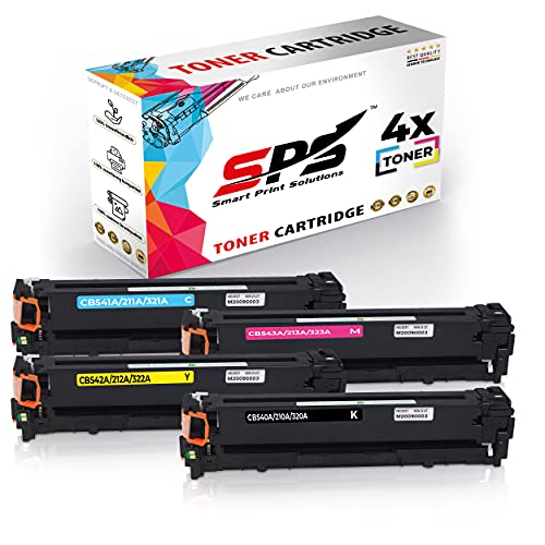 Tóner CB540A / 125A compatible con HP Color Laserjet cm 1312 | 1210 | 1215 | 1515 N | 1518 NI | 1013 MFP | 1312 NFI | 1217 | 1213 | 1214 | 1510 | 1514 | Multicolor | 2. 200 páginas