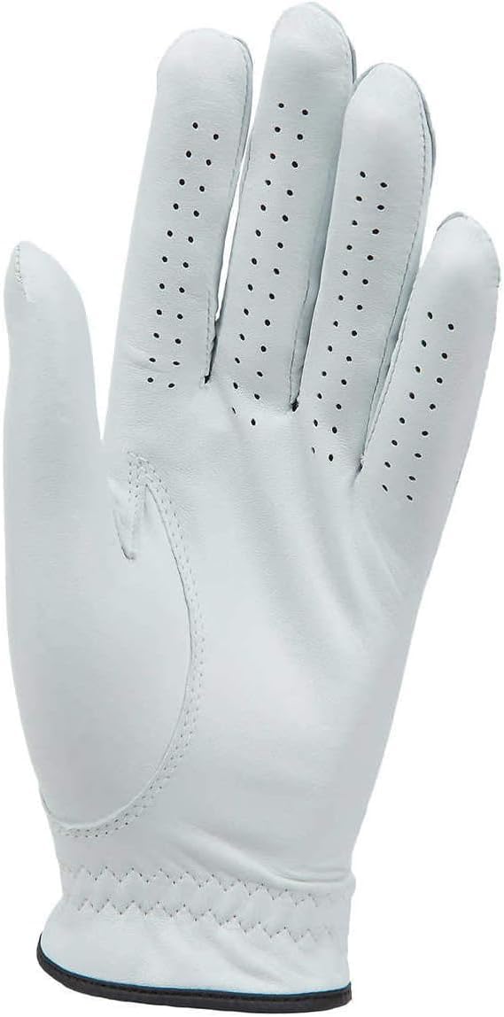 Signature Golf Gloves Premium Cabretta Leather, Medium (4 Count) Left Hand Glove for The Right Handed Golfer. White Color - Image 2