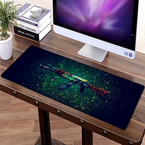 Tapis de souris antidérapant XXL 900x400 mm pour setup de bureau