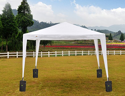 ECOLINEAR Weight Bag 4 Sets Easy Portable Premium Canopy Tent Sand Bags 4 Pack, Instant Legs, 40lbs