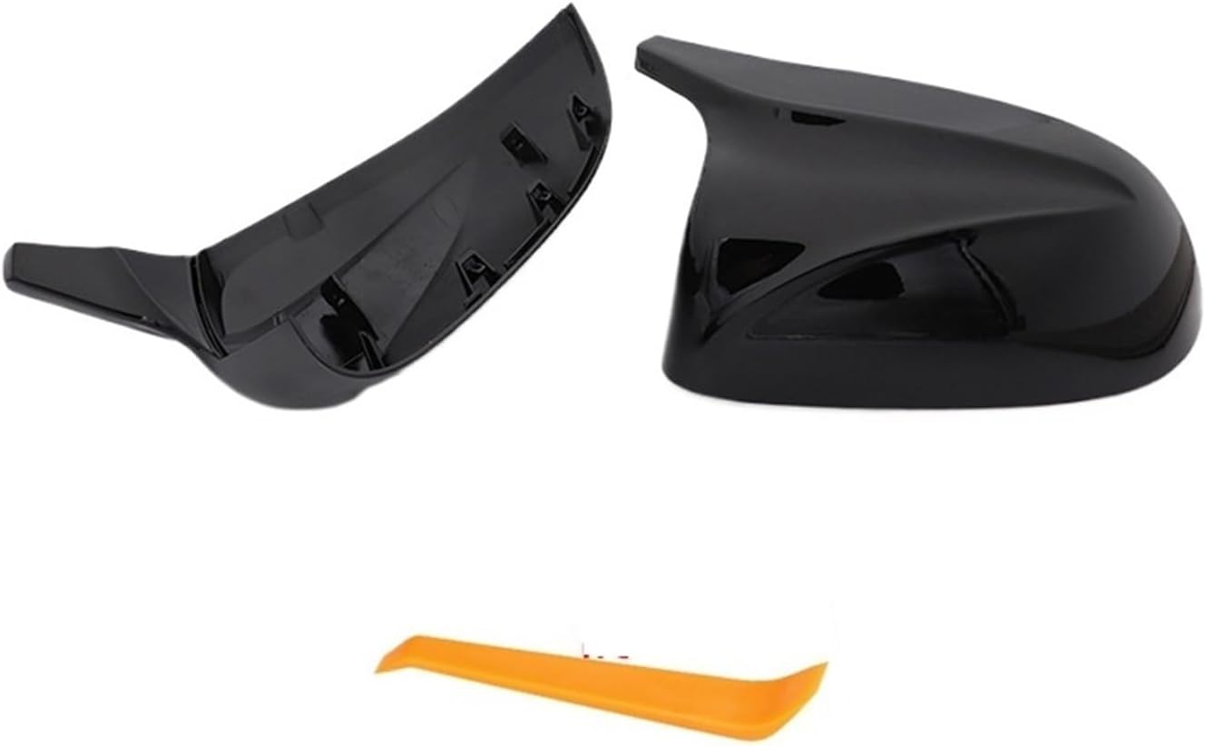 Upgrade M Shells Rearview Cap Fit for X3 X4 X5 X6 X7 G01 G02 G05 G06 G07 18-22 Real Carbon Fiber Pattern Mirror Cover()