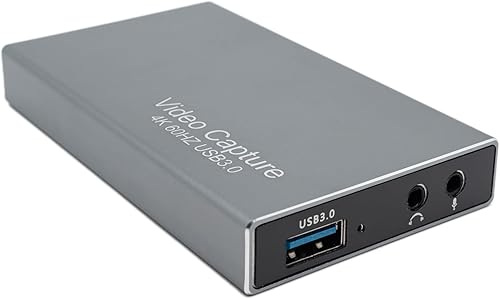 Tarjeta de captura 4K, USB 3.0 UHD, salida de bucle de 4K60fps, grabación de 1080p60fps Bypass HDCP, Nintendo SwitchPS53dsXboxPS4