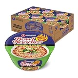Nongshim Ramen Noodles, Gourmet Instant Ramen bowl, Premium Microwavable Noodle Soup, Hot & Spicy, 3.03 Ounce (Pack of 12)