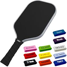 2PCS Custom Pickleball Paddle Name Bands Silicone Personalized Ring Grip Bands for Tennis Table Tennis Badminton