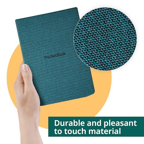 Image of PocketBook E-Reader Cover for InkPad 4 & InkPad Color 2 | Flip Cover with Smart Sleep Function | Durable Protection | Lightweight Covers Perfect for Travel | E-Book Reader Case in Sea Green