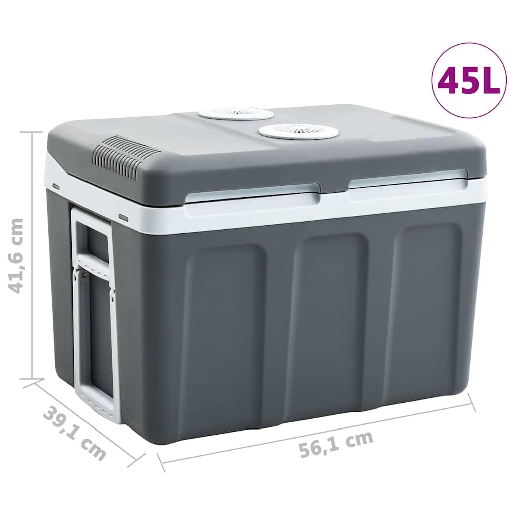 vidaXL Glacière Portable thermoélectrique 40 L 12 V 230 V E
