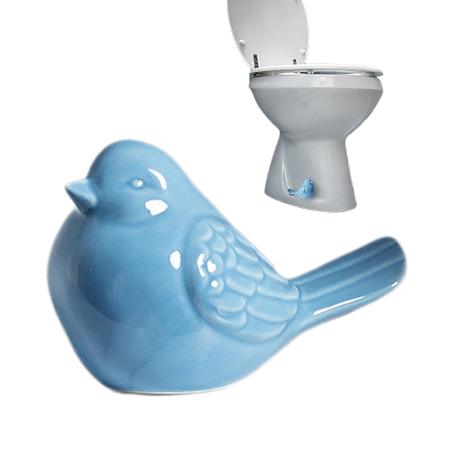 Amazon.co.jp: shjxi セラミック鳥の置物 - かわいいトイレスクリュー