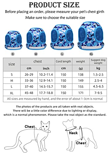 Soft Mesh Dog Harness Pet Puppy Comfort Padded Vest No Pull Harnesses No Choke Reflective Adjustable with Dog Leash for… - Image 8