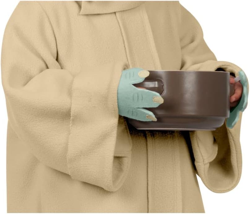 Miniatura 3 de Rubie's The Mandalorian Child - Disfraz de Halloween para niños con licencia oficial de Star Wars (bronceadoverde, 2T)