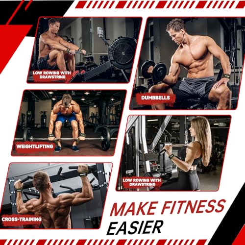 Hulpmiddelen voor krachttraining en bodybuilding (gevoerd) - professionele lifting straps 58,5 cm lengte - antislip siliconen - gym straps voor fitness, deadlifting, gewichtheffen (legergroen) - Afbeelding 6