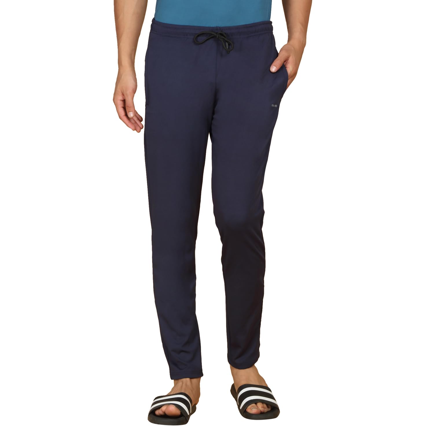 Men Solid Trackpants-image-0