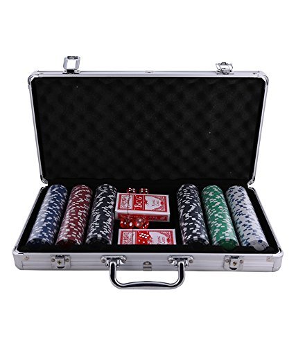 Smart Picks 300 Piece Poker Chip Game Set with Aluminium Carry Case - Image 3 thumbnail