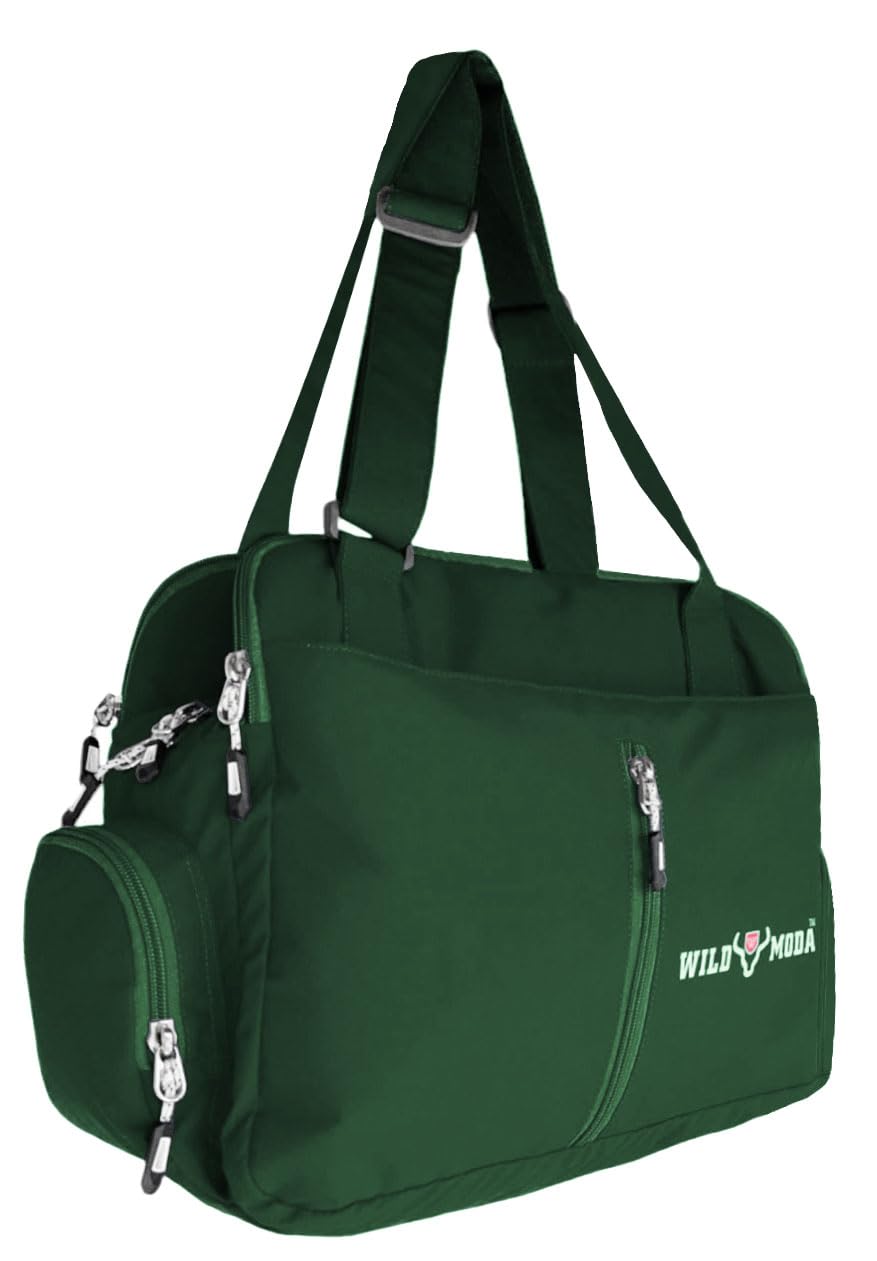 WILD MODA Designer Luxe: Spacious Office Bag, Shoulder Bag, Handbag & School Bag for Women (Green) (B0DHL9NGXF) Amazon Price History, Amazon Price Tracker