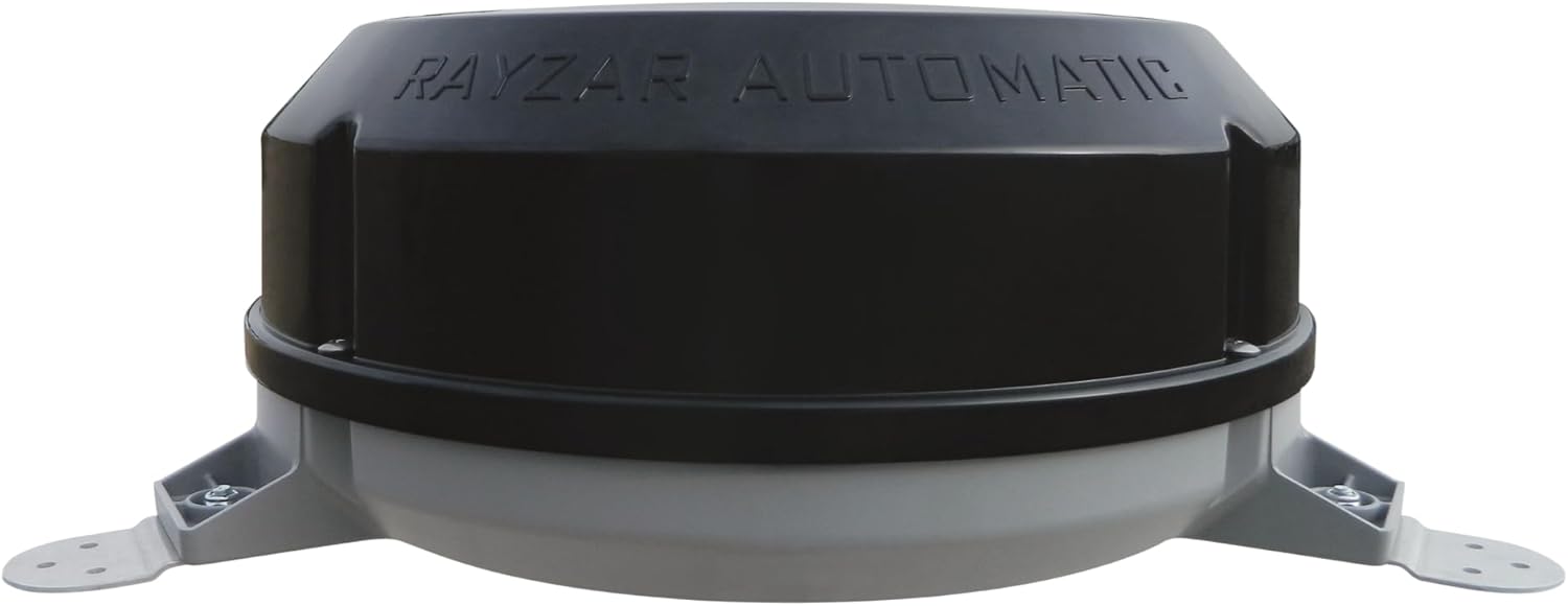 Winegard Rayzar Automatic RZ-8535 Fully Automatic RV Antenna (4K Ultra-HD Ready, ATSC 3.0 Ready, Digital VHF/UHF, Amplified) - Black