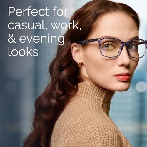 Image of CCVOO Reading Glasses for Women /Men, Eyeglasses, Blue Light Readers for Women /Men, Computer Eye Glasses, Cheaters