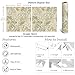 VEELIKE Green Fern Wallpaper Boho Butterflies Botanical Peel and Stick Wallpaper for Bedroom Bathroom 17.7''x118'' Removable Vintage Leaf Wallpaper Self Adhesive Forest Contact Paper for Cabinets Wall