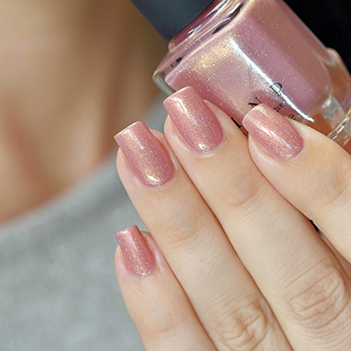 Image of ILNP Bliss - Soft Pink Holographic Nail Polish