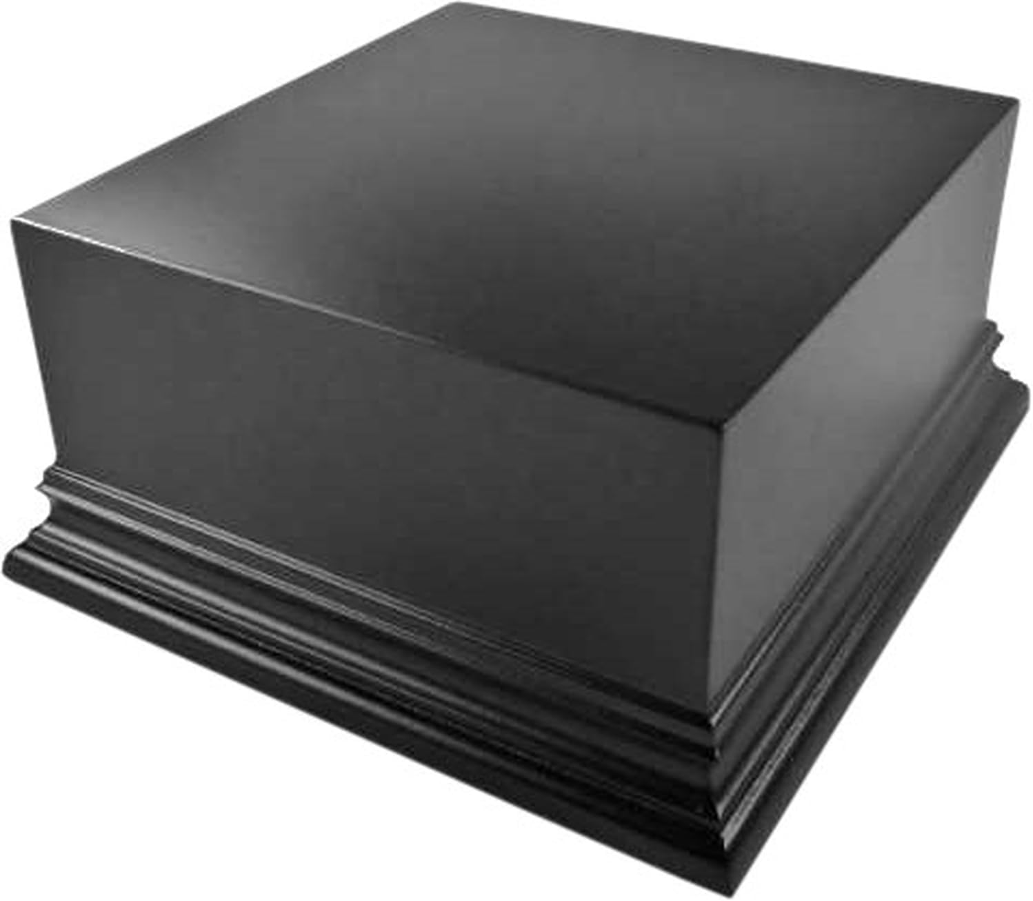 Green Stuff World Square Top Display Plinth - 10x10cm (Black)