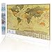Produktbild Weltkarte zum Rubbeln Rubbel Weltkarte - Scratch Off World Map Poster - Rubbelkarte mit Hauptstädte und Staatslinien - 84 x 57 cm Große Freirubbeln Karte mit Geschenkverpackung - Hergestellt in EU