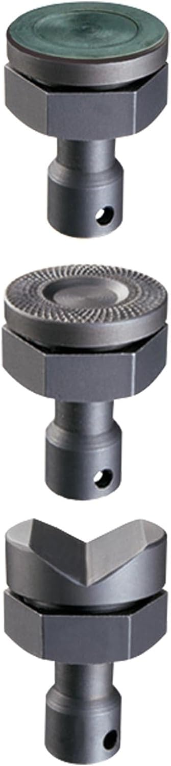 Bessey 3101192 Pressure Plate for Clamps with fluting, Silver