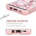 BENTOBEN Wallet Case for Galaxy S9, Shockproof Heavy Duty Rugged 3 in 1 Hybrid Hard PC Cover Soft TPU Bumper Anti-Scratch Protective Phone Case with Card Slot Holder for Samsung Galaxy S9, Rose Gold