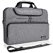 DOMISO Laptoptasche 15.6-16 Zoll Business Laptop Tasche Aktentasche Herren Schultertasche für 15.6" Lenovo IdeaPad ThinkPad/HP Pavilion ENVY/Dell XPS / 16" Macbook Pro/Asus, Dunkelgrau＋Schwarz