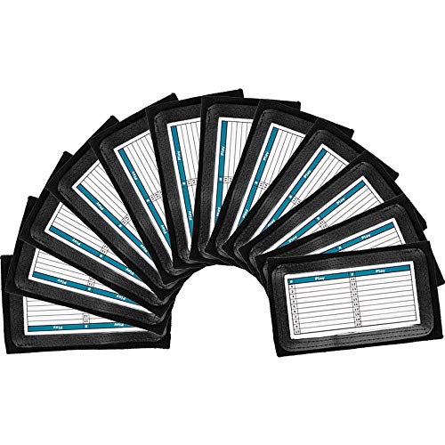 Chlpro 12 Pack Wrist Coaches - Triple Windows Wrist Coach For Football, Baseball, All Sports - Youth,Black #TOP1