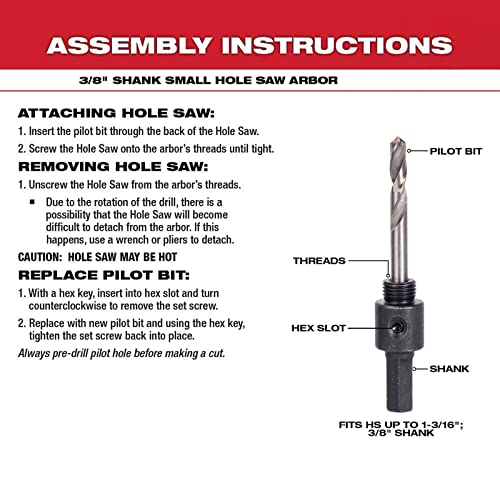 Ecotown 23-Piece Bi-Metal Hole Saw Kit - M42 High-Speed Steel Cutter Set (3/4" / 19mm to 3" / 76mm) for Soft Metal, Plywood, PVC, Plastic and Soft Aluminum- Heavy Duty Deep Hole Cutter Set 7 Ecotown 23-Piece Bi-Metal Hole Saw Kit - M42 High-Speed Steel Cutter Set (3/4" / 19mm to 3" / 76mm) for Soft Metal, Plywood, PVC, Plastic and Soft Aluminum- Heavy Duty Deep Hole Cutter Set - Image 7