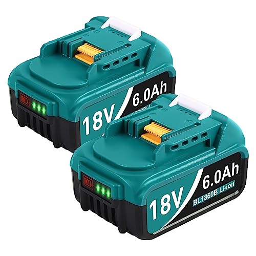 Aoasur 2023 Upgrade Version 6.0Ah Replacement for Makita 18V Battery