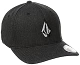 Volcom Men's Full Stone Heather Flexfit Stretch Twill Hat,Charcoal Heather,Large/X-Large standard