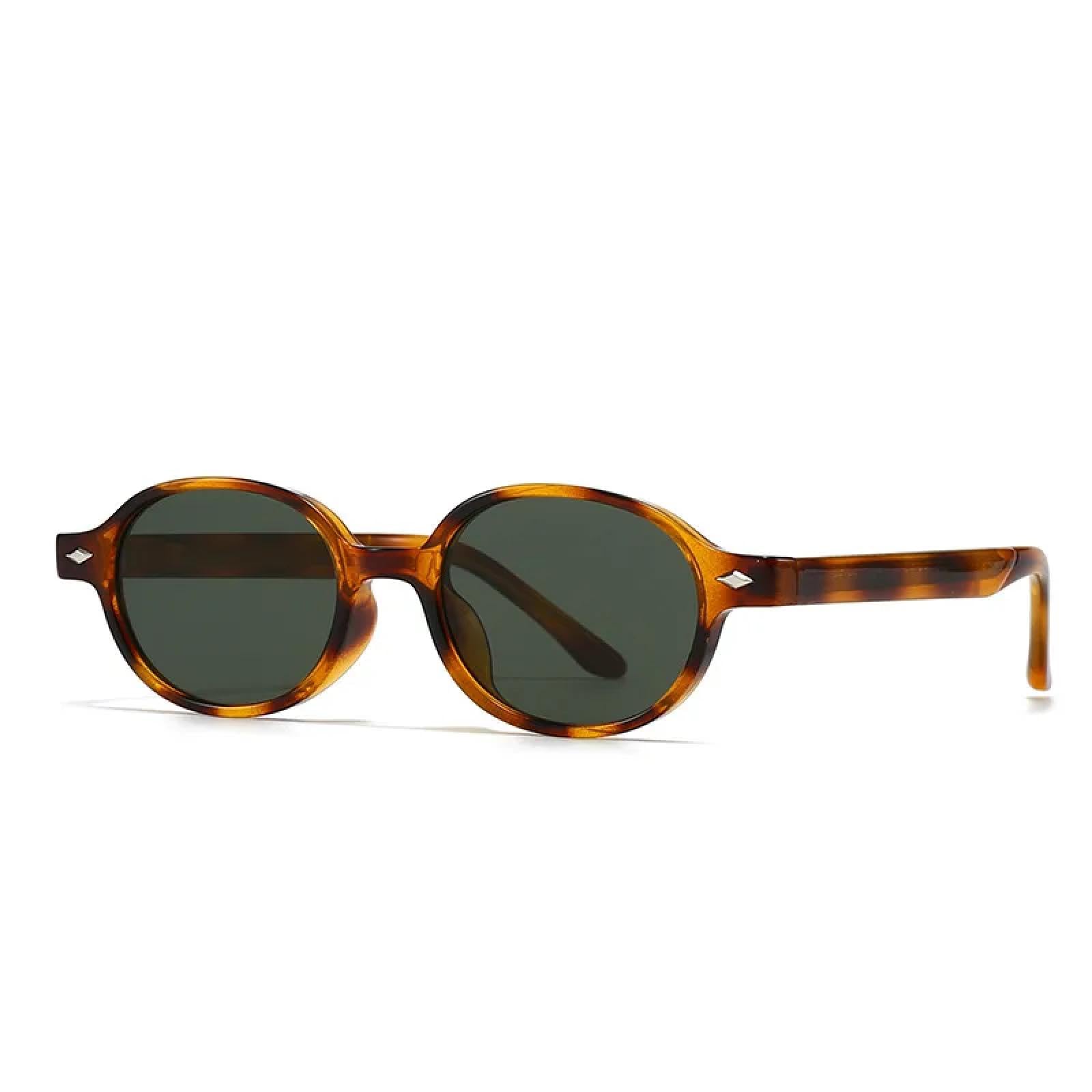 Lunettes de soleil ovales rétro petite taille pour protéger vos yeux avec style - 8
