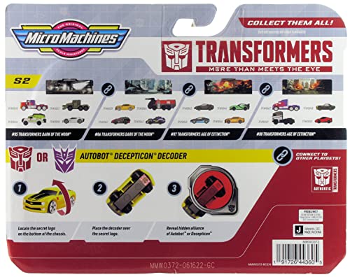 Micro Machines Transformers Series 2#07 Age of Extinction Lockdown Crosshairs Drift Bumblebee - Thumbnail 6