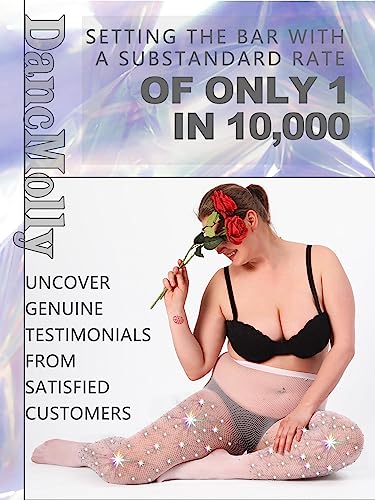 Image of DancMolly 10X Strong Ultra Sparkly Rhinestone Fishnet Stockings, Plus Size Sparkle Tights for Women Sexy Party Concert Outfit