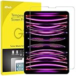 JETech Screen Protector for iPad Pro 11-Inch (2022/2021/2020/2018 Model), iPad Air 5/4 2022/2020 10.9-Inch, Face ID Compatible, Tempered Glass Film